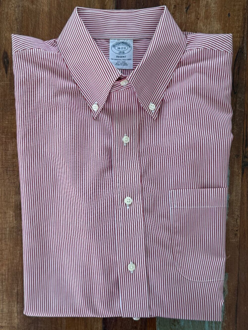 Brooks Brothers The Original Long Sleeve Polo Shirt Size 16 2/3